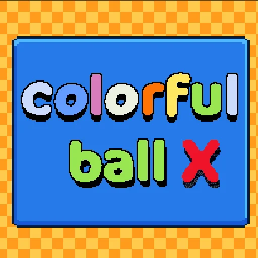 colorful ball X