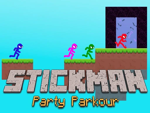 Stickman Party Parkour Game